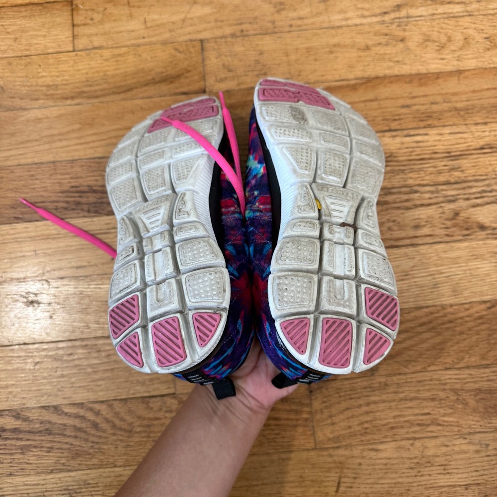 Skechers Flex Appeal Skech-Knit Sneakers Women 9 Tie Dye Pink Blue  BKMT - Picture 4 of 10